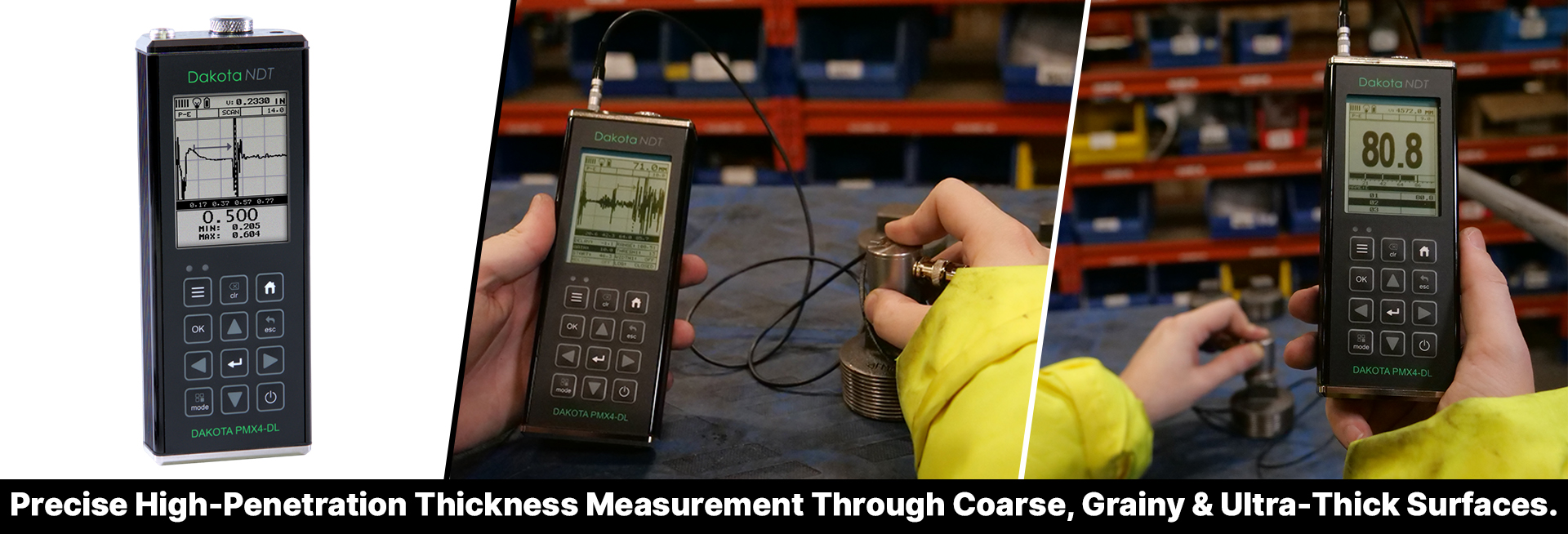 PMX4-DL High Penetration Thickness Gauge